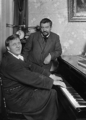 Федор Шаляпин и Александр Куприн. 1913 год.